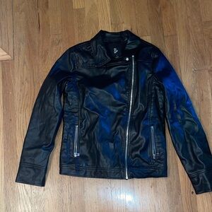 Art Class Black Faux Leather Jacket